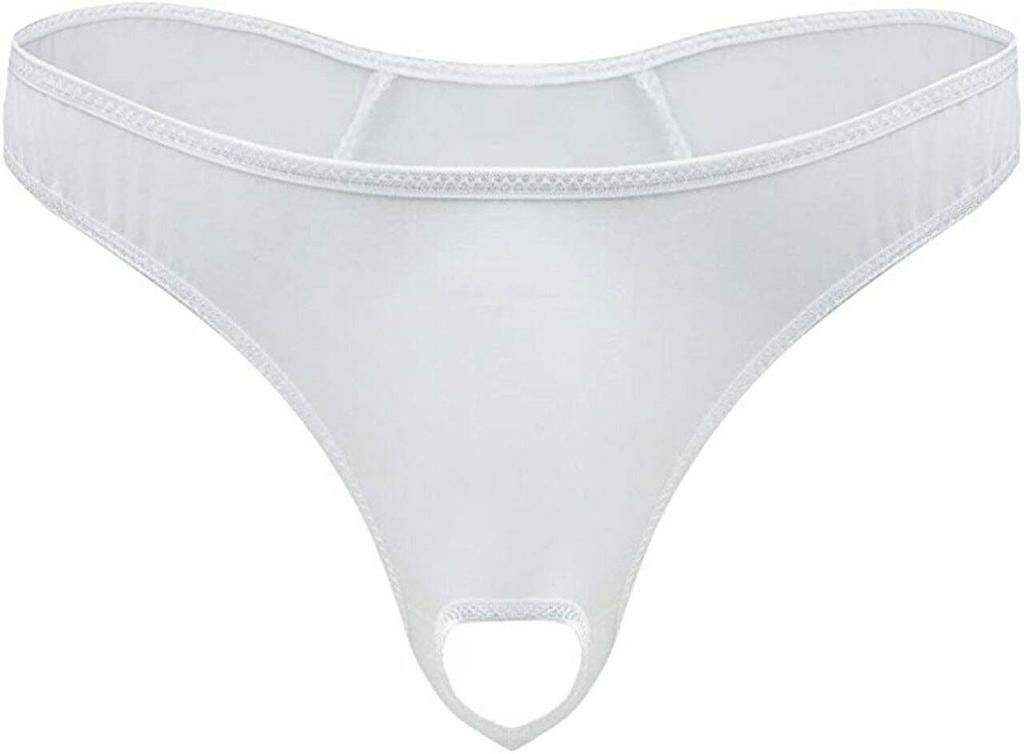 Pupule holomua Sexy Bikini Super Boxer Briefs Men's Front-Open T-Back Panties, Underwear, Front-Opening, C-String, O-Back Briefs, Sexy, Low-Rise,