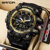 SANDA Watches Creative Sports Electronic Watch Personalised Fashion Electronic Watch