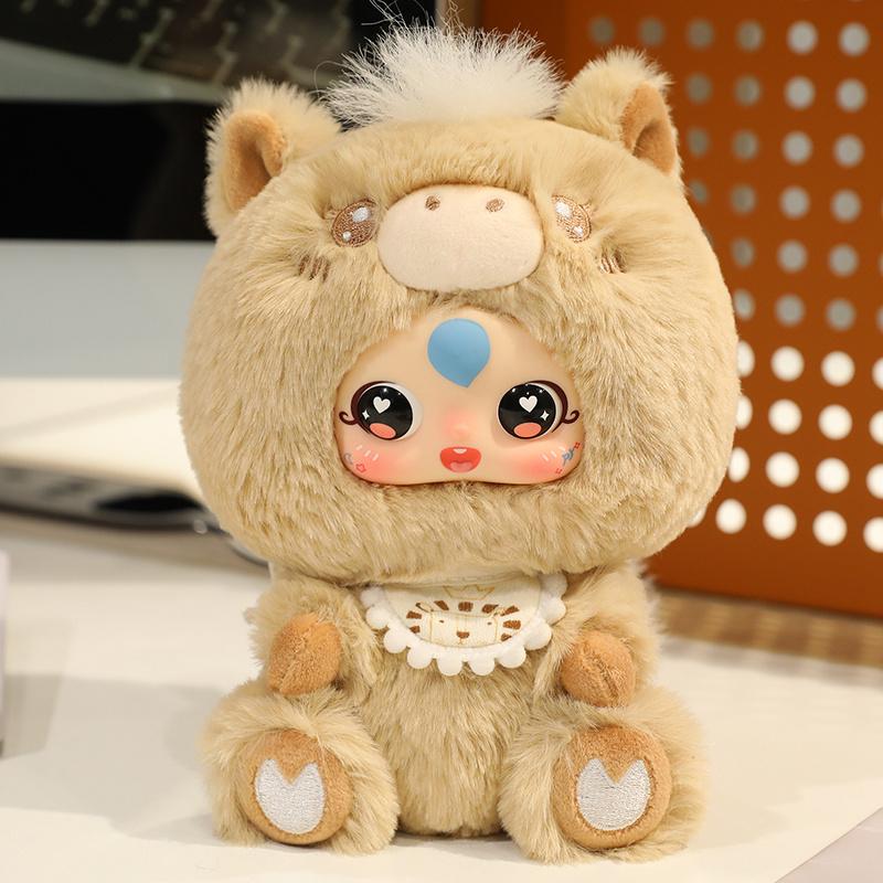 Cute Colorful Cartoon Pony Vinyl Face Plush Playthings Stuffed Plush Playthings Creativity Surprise Birthday Gifts Toy Kid Bag Pendant Decoration