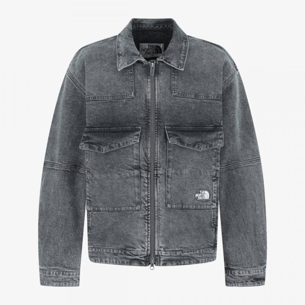 

The North Face Denim Trucker Jacket Gray Nj3br53j GRAY/090