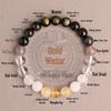 Auspicious Multi-Treasure Crystal Bracelet: Five Paths to Wealth with Wood & Fire Attributes