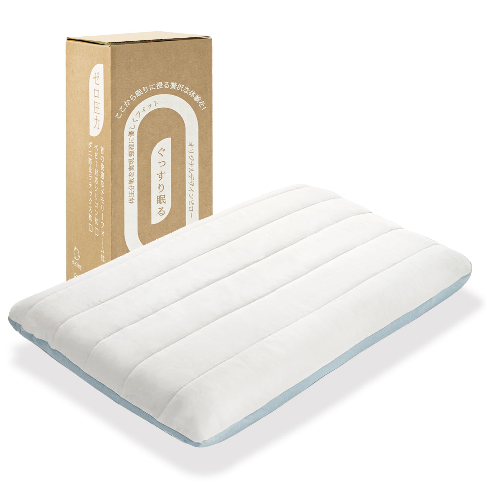 

Kebnor Pillow, 5-Star Hotel Quality, Relieves Neck Pain, Includes Pillowcase, Temperature Control, Sleeps Well, Side Sleeper, Improves Sleep Comfort,