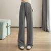 Women's Solid High-Waist Drawstring Casual Pants