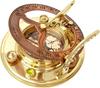 Marine - Antique Brass, Copper Sundial, Compass, Sundial