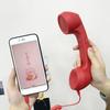 Retro Phone Handset with 3.5MM Socket Cellphone Smartphone Receiver with Microphone Speaker Universal Vintage Old Telephone Handset