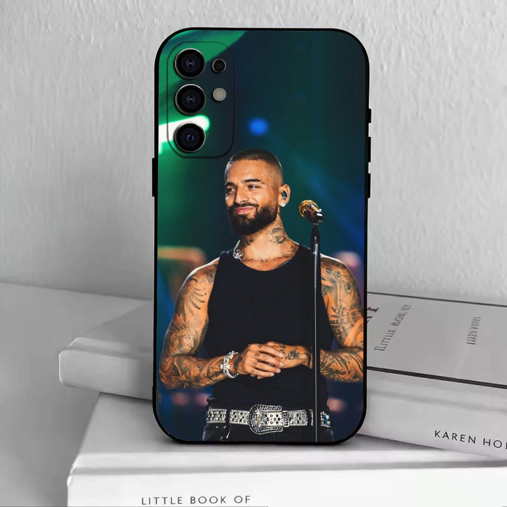 Singer-M-Maluma Phone Case For Samsung S25,S24,S21,S22,S23,S30,Ultra,S20,Plus,Fe,Soft Silicone Black Cover