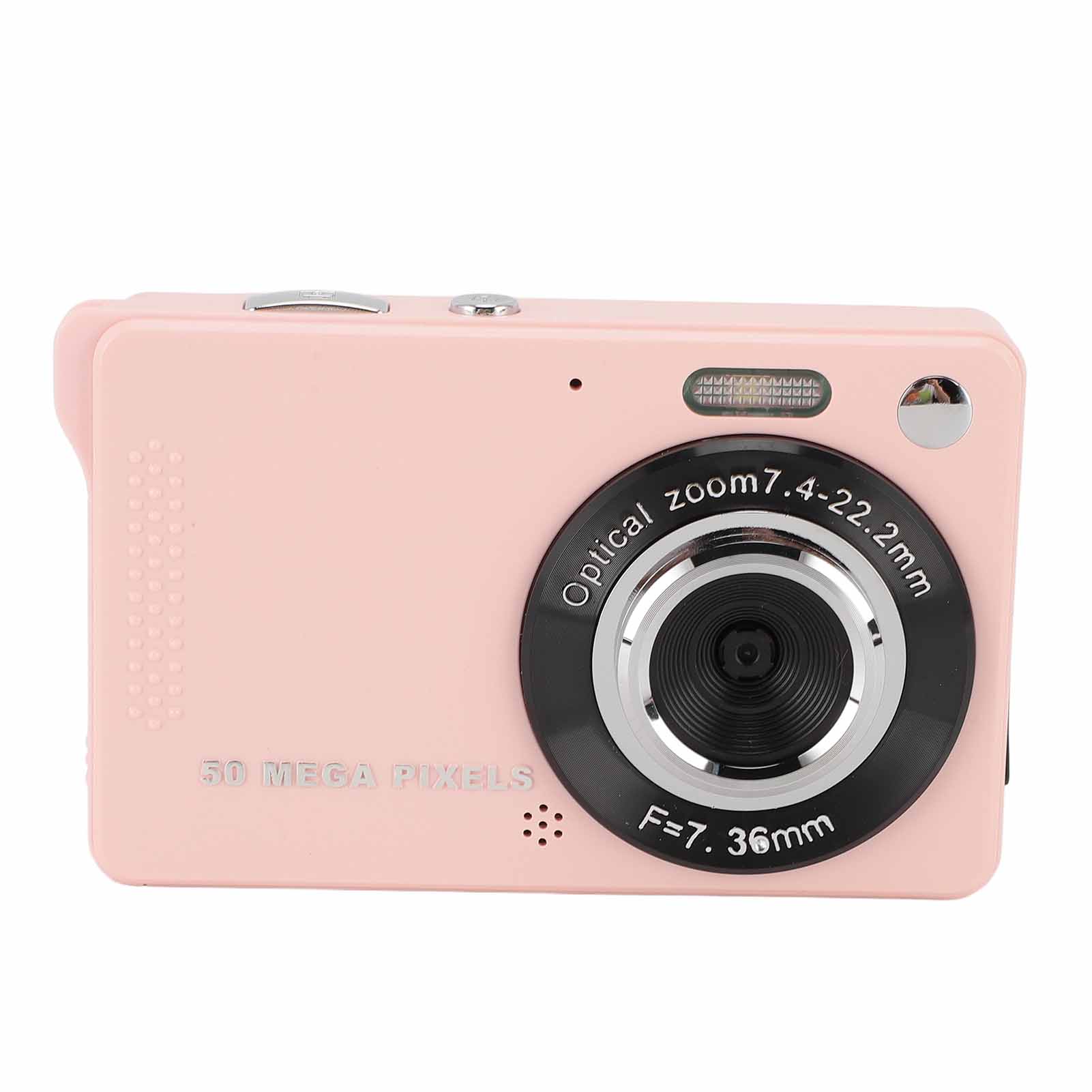 

Digital Camera for Teens 50MP 1080P HD 2.8 Inch TFT Screen 16X Digital Zoom Autofocus Pocket рожевий