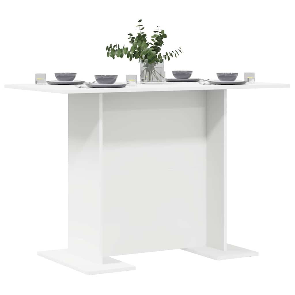 Tavolo da pranzo bianco 110 x 60 x 75 cm Legno ingegnerizzato