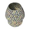 Mushroom Shaped Mosaic Glass Lamp for Home/Office/Festival Decoration (Bulb Not Included) (- 17cm)