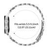 Metalowy pasek ze złączem do Samsung Galaxy Watch 5 Pro 45mm/5/5 Active/4/4 Classic/4 Active Srebrny pasek do zegarka z dekoracją motylków z cyrkoniami