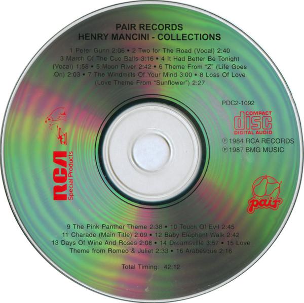 

CD ГЕНРИ МАНЧИНИ - Коллекция PDC21092 Pair Records, R 1987 США Джаз Б/У