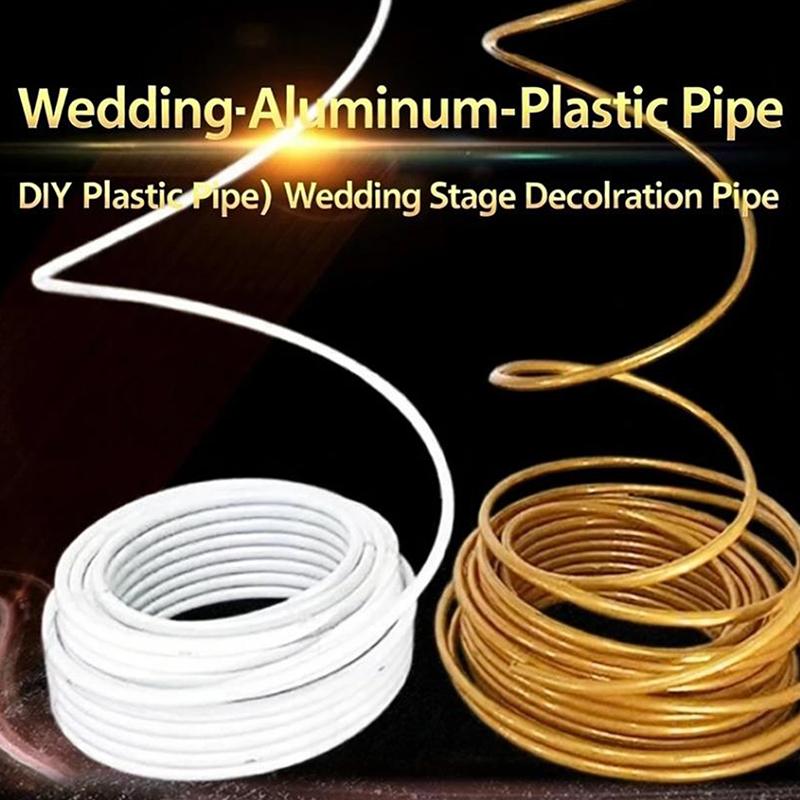 Butterfly And 5M Styling Tube Bendable Aluminum PVC Pipe Wedding Party Baby Shower Birthday Decor Mold DIY Prop
