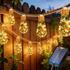 Outdoor Solar Rope Lights 10/20 LED Waterproof Fairy String Lights with 8 Modes for Patio Garden Porch Backyard Party Decoration
