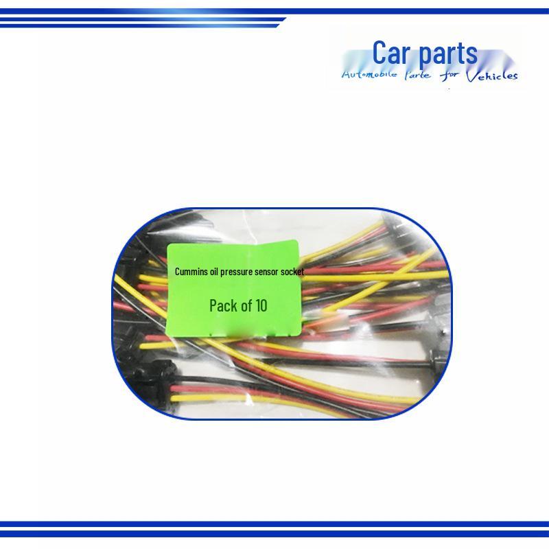 Compatible 3-Wire 3-Pin Socket for Cummins Dongfeng Tianlong Oil Pressure Sensor