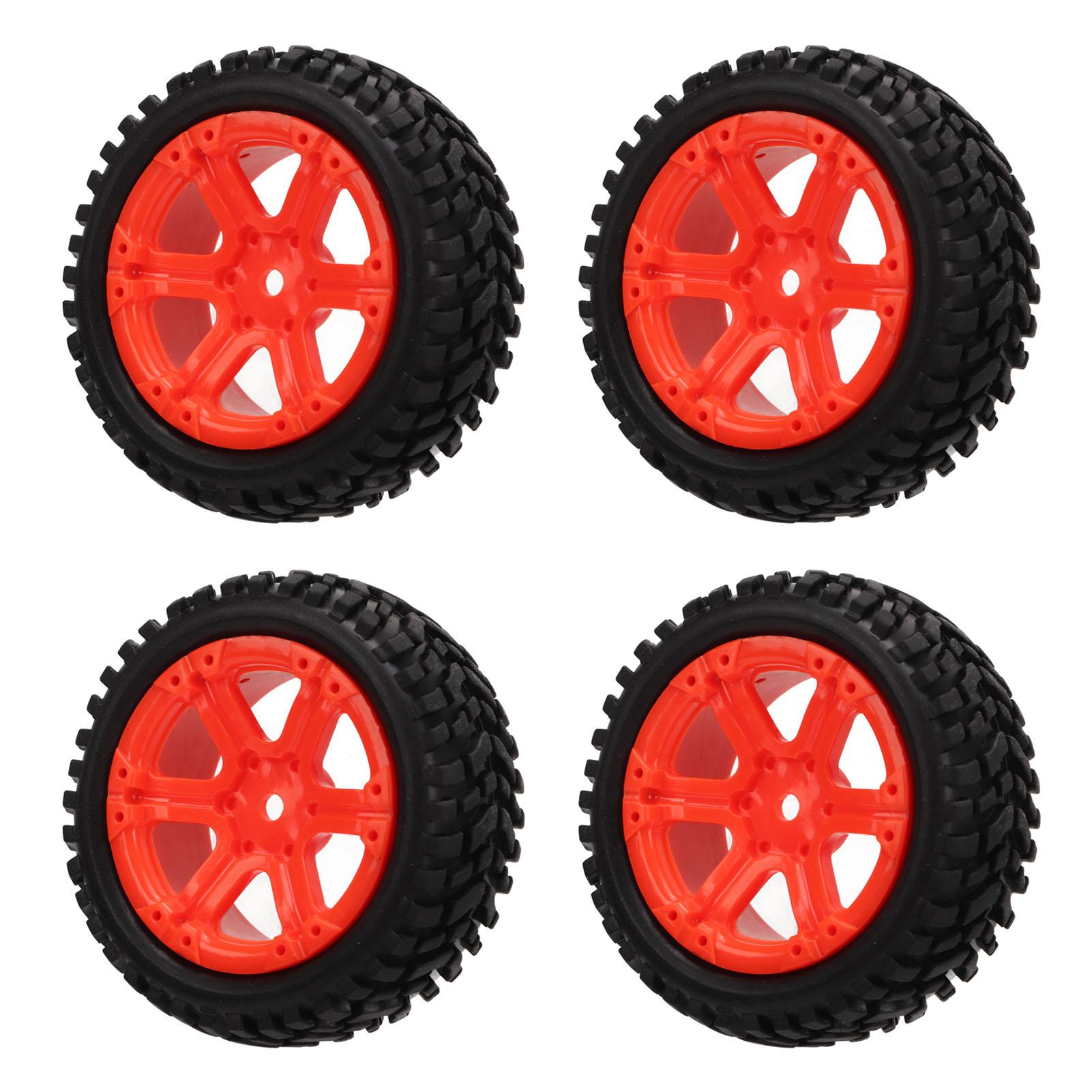 

4 шт. RC Гумова Шина 12мм Шестигранник Колісні Диски Гумові Шини Комплект RC Оновлення Замінні Шини для 116