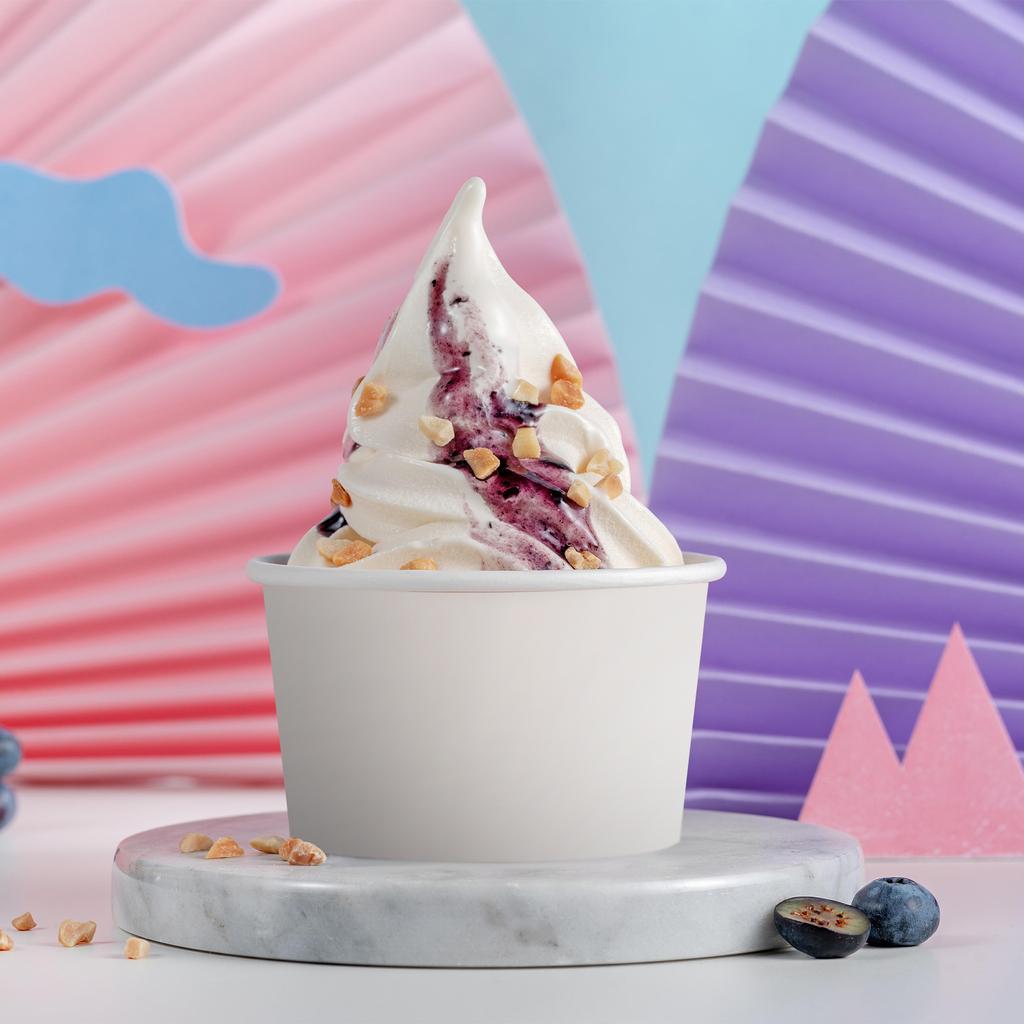100 Pcs Ice Cream Cups Paper Dessert Container Soup Bowl Cake Jelly Pudding Snack