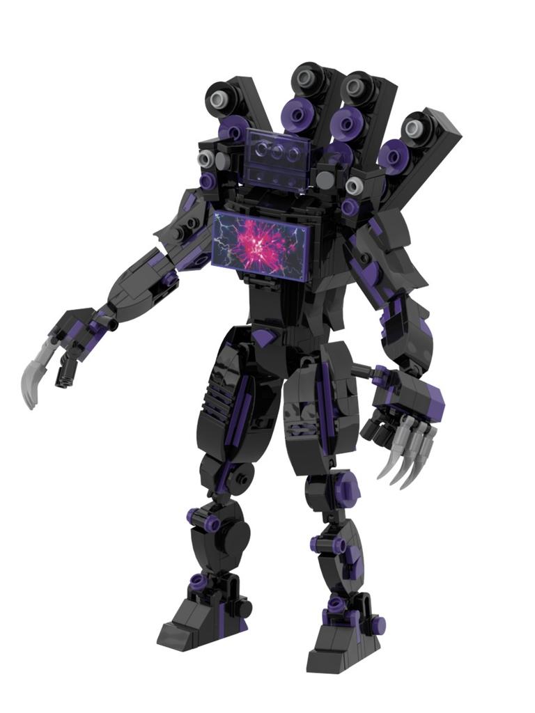 2024 3D Children's Block Plastic Game Designer for Teens and Children Skibidi Toilet 455pcs