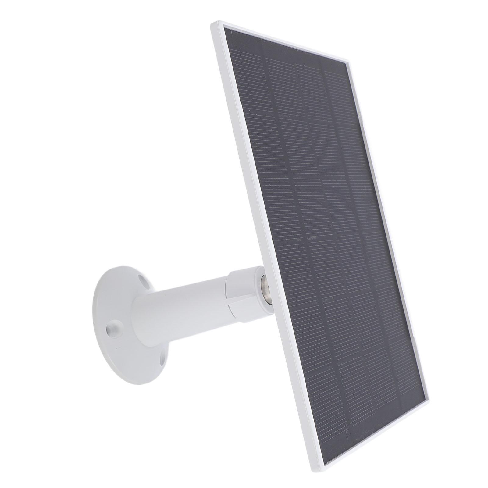 8W Solar Panel for Bird Feeder Camera Type C IP66 Water Proof 360 Degree Mount Doorbell Solar Panel for Rechargeable Battery Cameras