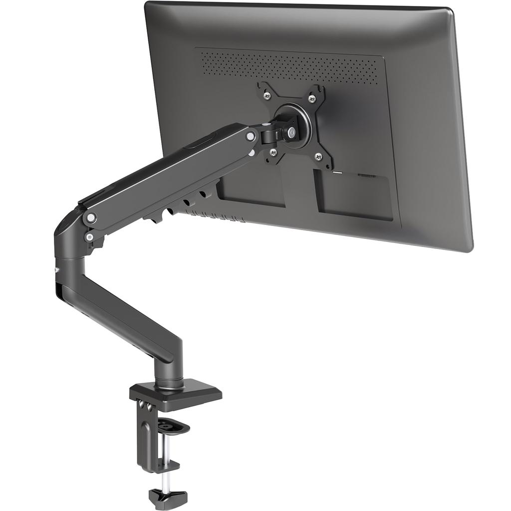 Claiks Monitor Arm, LCD Display Arm for 15-32 Inches, 20.5 Lbs (9kg) Weight Capacity, Multi-Angle Adjustment, Cable Management