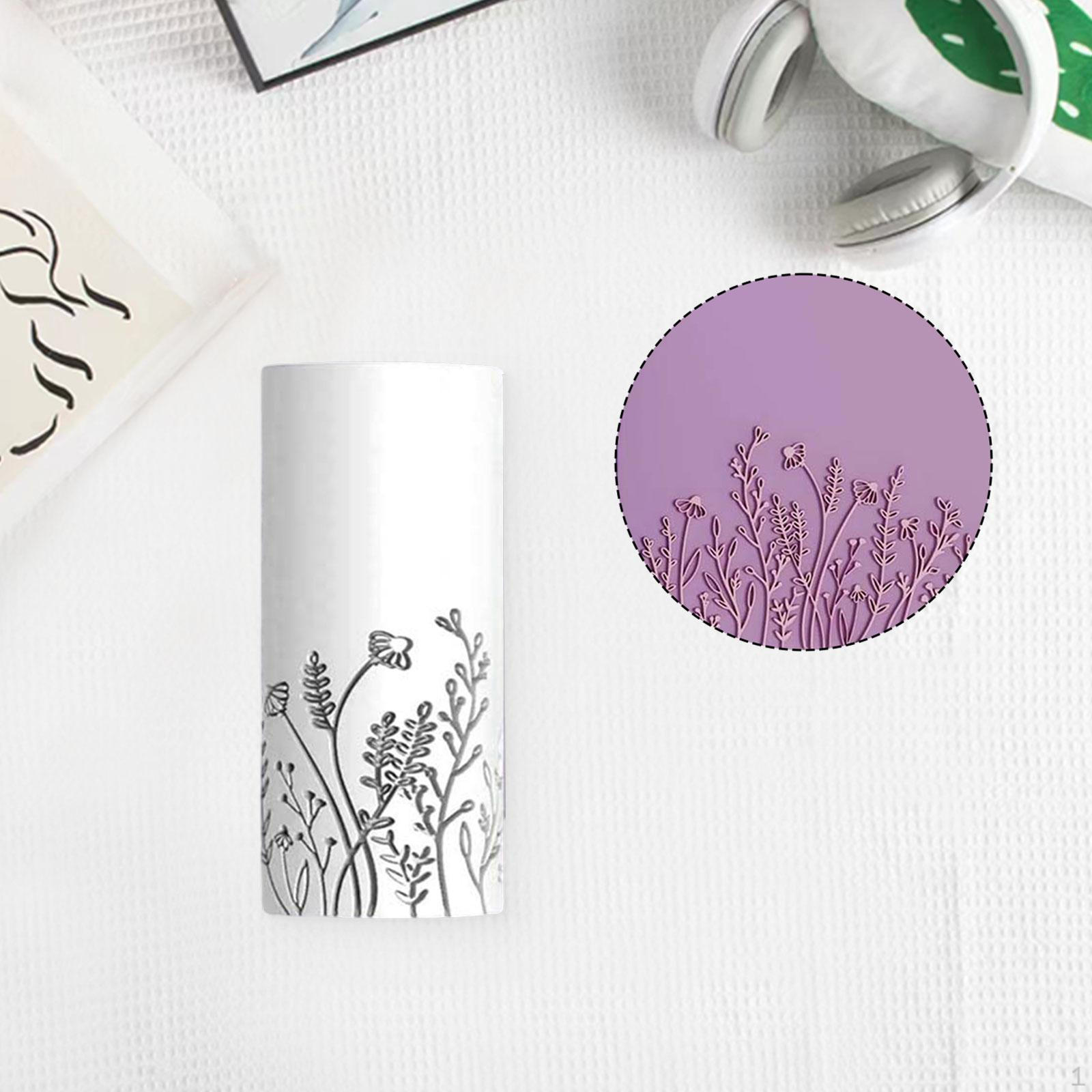 

Clay Texture Roller Molding Tool Ideal Gift Multifunctional Lightweight Stylish Pattern Rolling Style A