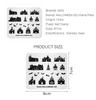 kads Halloween 002 Nail Stamping Plates Bat & Castle Polish Nail Stamp Nail Art Templates Image Plate Stamping Template