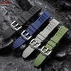 Weiches Silikon Uhrenarmband Schnellverschluss 20mm 22mm Uhrenarmbänder Sport Wasserdicht Armband für Richard Mille Tauchen Gummiarmband Gürtel