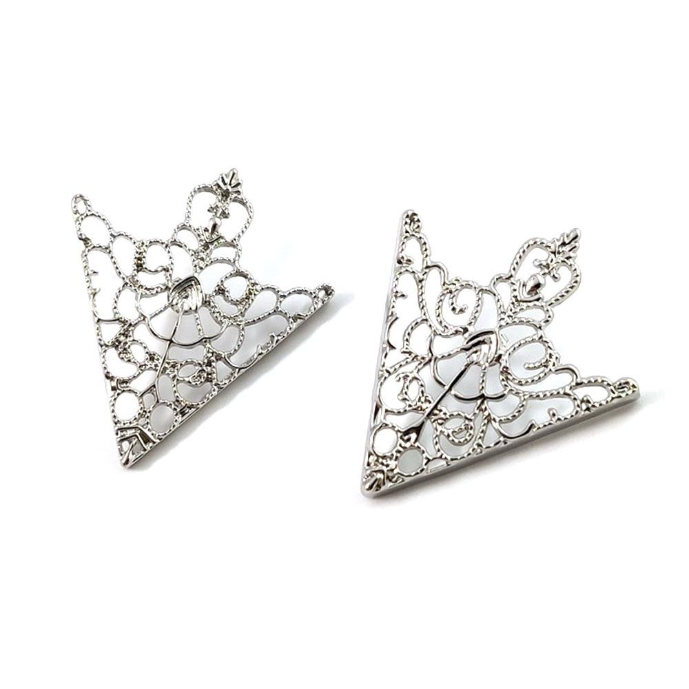 

Винтажная брошь-воротник Tide Изысканная декоративная булавка для одежды Для деловой церемонии банкета серебряный