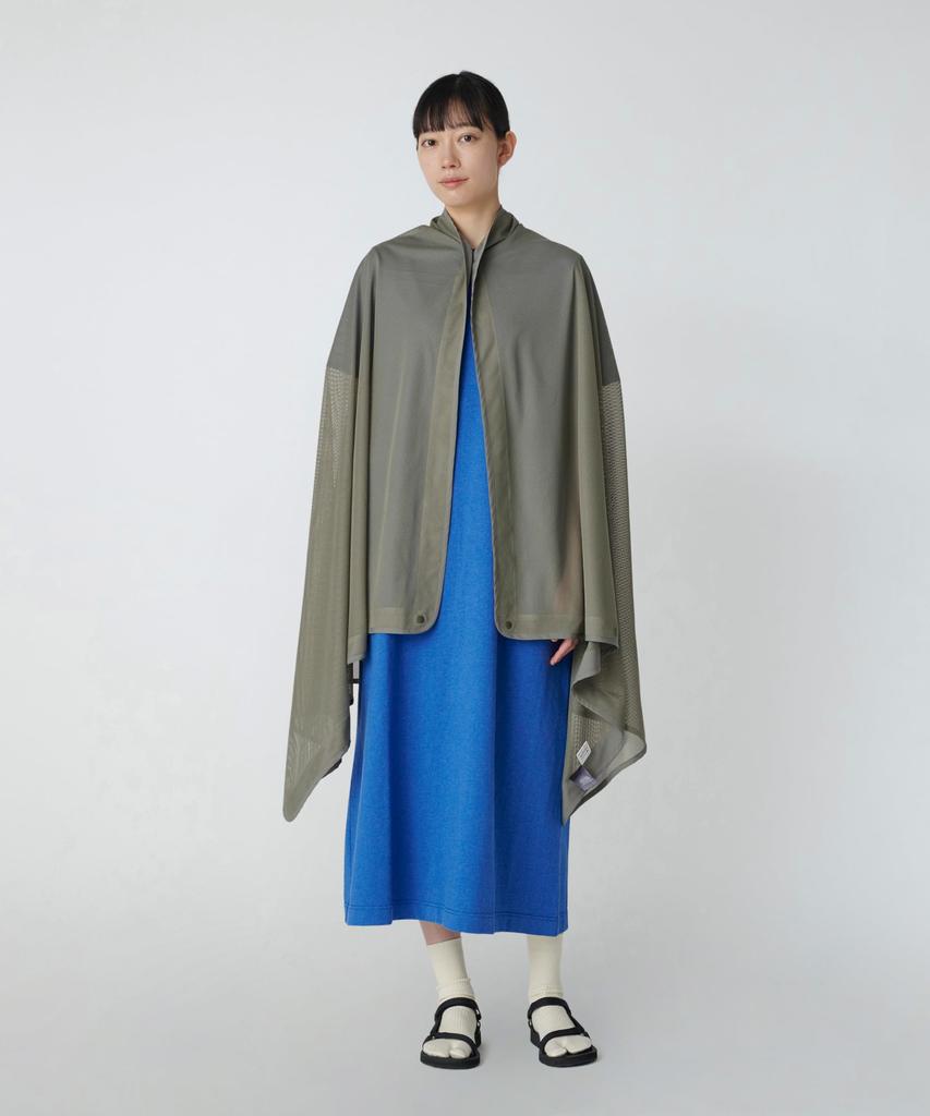 Snow Peak Insect Shield Mesh Free Stole, Size, Olive, AC-25SU005