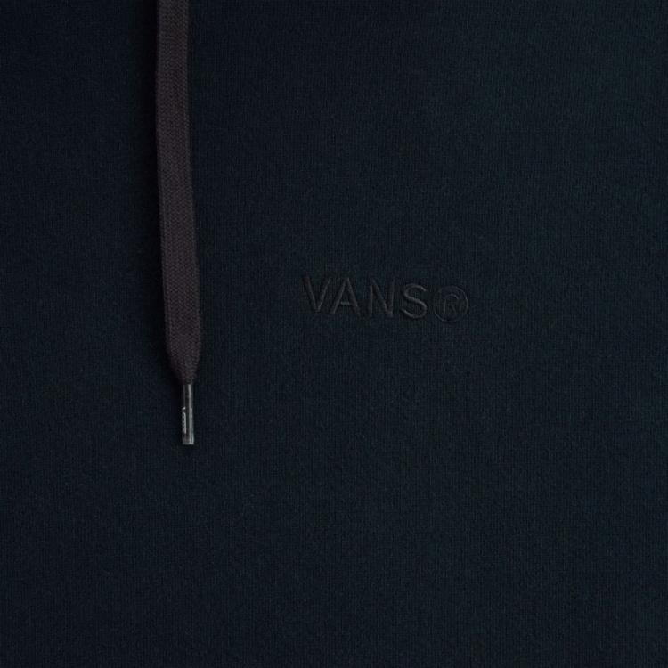 Vans Solid Color Drop Shoulder Pullover Hoodie Long Sleeve Sweatshirt Men sweatshirt VN000TRSBLK