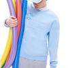 Fila Fusion Logo Print Sports Pullover Crewneck Sweatshirt Men Sweatshirt Daffodil-Blue T11U216201F-LB