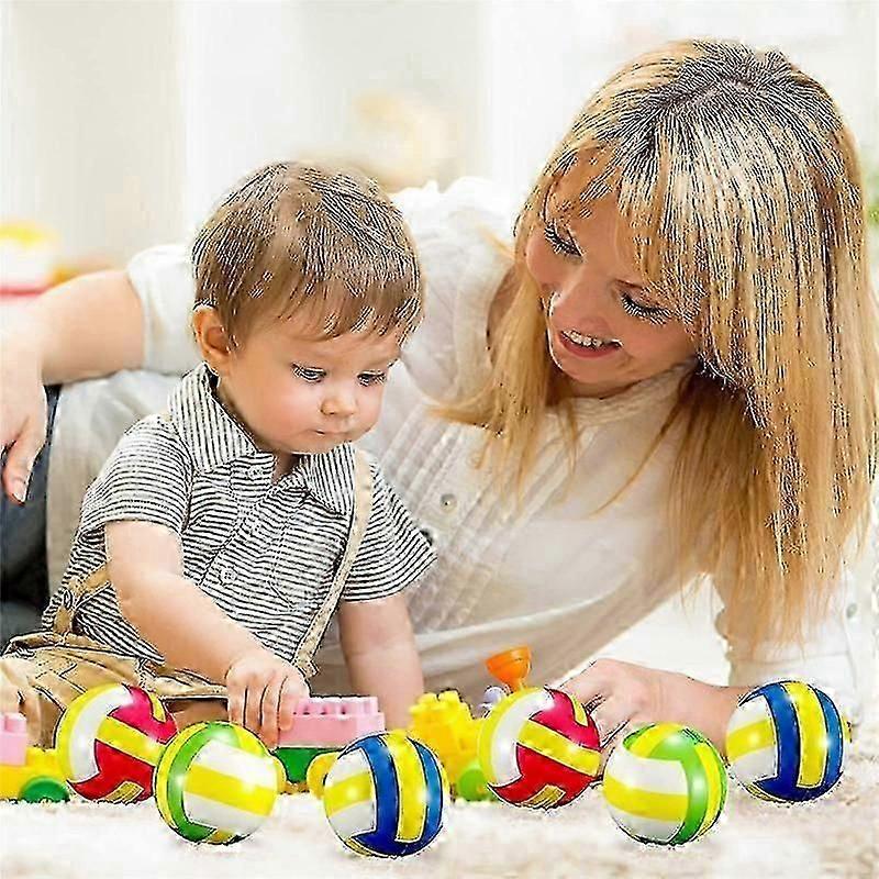 30Pcs Mini Volleyball Stress Balls 2.36 Inch Sports Balls Mini Volleyball Toys for Children for Stress Relief