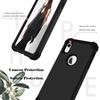 3 in 1 Heavy Rugged Armor Shockproof Phone Case For iPhone XR Xs Max SE 2020 2025 Soft TPU Silicone Hard Plastic Back Cover