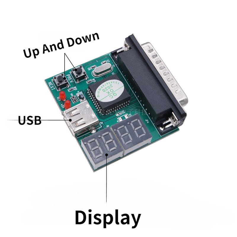High Quality Computer Fault Test Card Motherboard Diagnostic Card Notebook Four-bit Detection USB Power Supply Error Detection