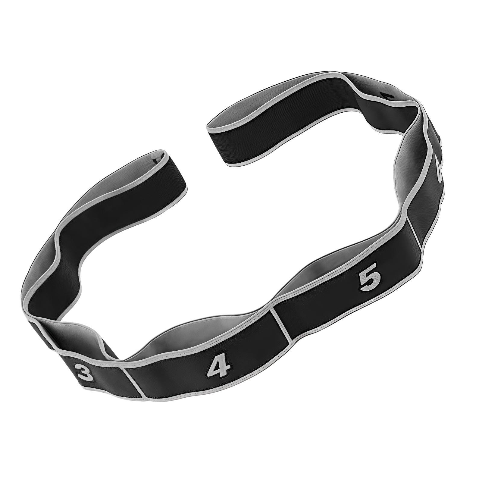 8 секционный пояс для растяжки для танцев, пилатеса, фитнеса, упражнений, эластичная лента с номером, эластичная лента, пилатес, эластичный шнур