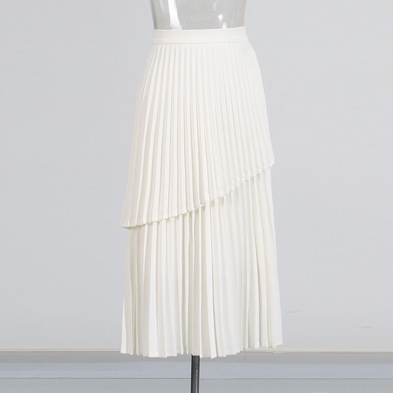 Australský komplet s odhalenými rameny a vysokou plisovanou sukní pro ženy - Kolekce 2025