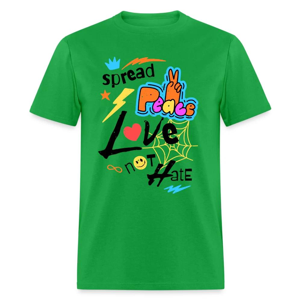 Spread Love Peace Not Hate Shirt Support Peace & Solidarity T-shirt Size S-6XL XL