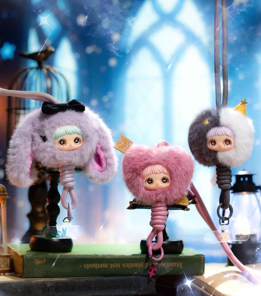 MayMei Sternbild-Geschichte Plüsch-Anhänger Blind Box Beruhigendes Sternbild-Maskottchen für Volljährigkeit und Geburtstage Augen mit Präzisionsstickerei