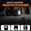 D-Lumina LED Side Mirror Marker Lights Smoked Lens White for 2008-2016 Fo-rd F250 F350 F450 F550 Super Duty Signal Mirror Lights, White Turn Signal
