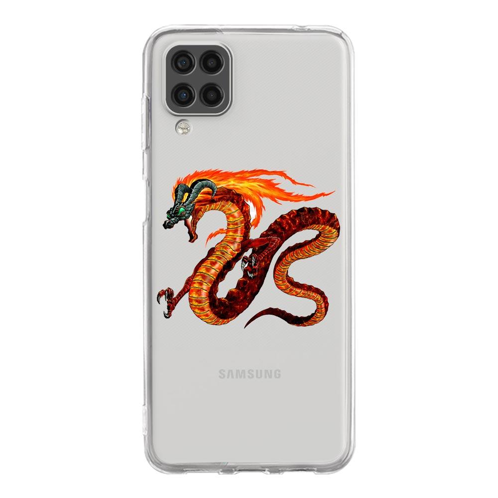 Dragon Fashion Silicone Phone Case for Samsung Galaxy A13 A51 A71 A21S A12 A11 A31 A52 A41 A23 A53 A73 A32 5G A03S Clear Cover