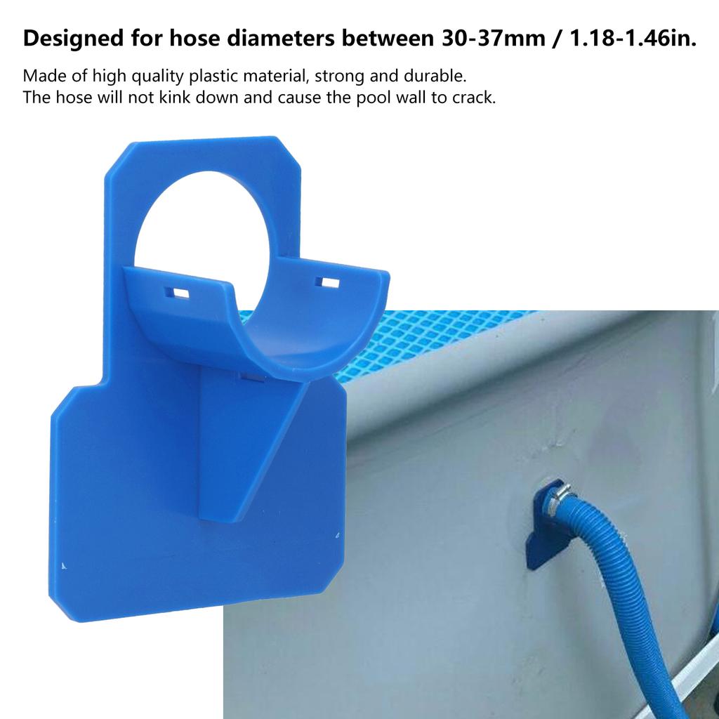 Swimming Pool Pipe Holder Water Pipe Bracket Hose Mount Support with Cable Tie Fit for   Pools