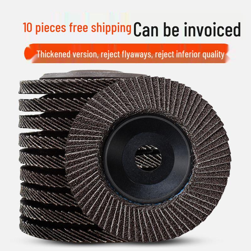 Angle Grinder Flap Wheel Polisher for Stainless Steel & Wood