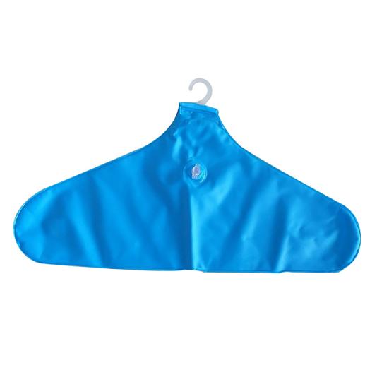 5Pcs PVC Inflatable Foldable Clothes Hanger Rack Non Slip Portable Coat Holder