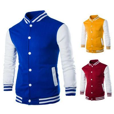 Chaqueta de Béisbol de Cuello Alto para Hombre Talla Europea 2019 W868 - Venta Caliente