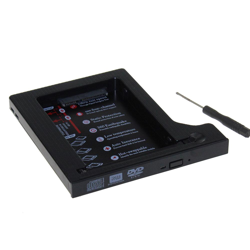 Hot Sale Hard Drive 1TB 2nd HDD Caddy SATA 3.0  SSD Hard Flash Drive Enclosure Case For Notebook CD ROM Optibay 12.7mm