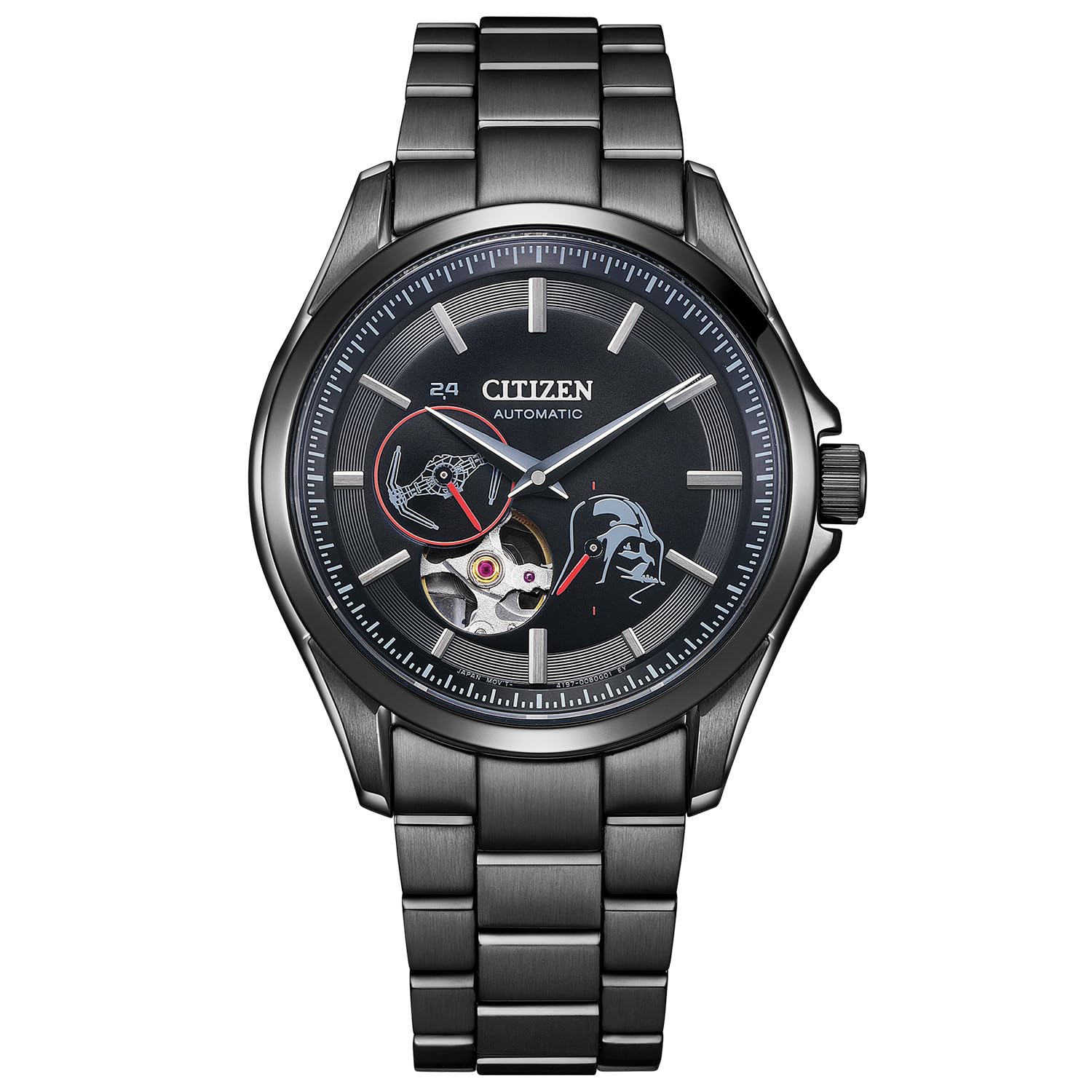 

Годинник Citizen Collection Механічний годинник з автоматичним ручним заводом Водонепроникна обмежена модель Чорний [Citizen] Дарт Вейдер NP1015-66E для чоловіків чорний