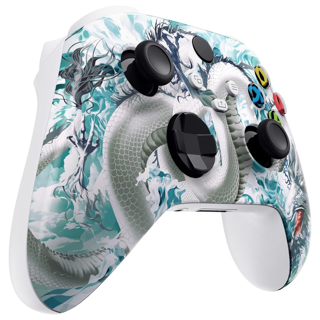 Custom Front Housing Shell for Xbox Series Featuring an Animal Print Cover Faceplate for Xbox Series and Xbox Core Not eXtremeRate's X/S, Soft-touch