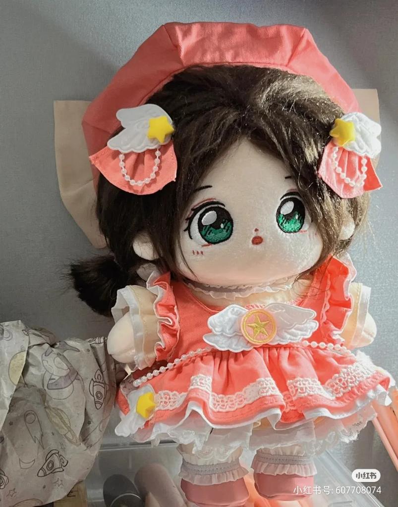 Kinomoto Sakura Set Walolita Cotton Dolls Plush Toys Anime Figure Dress Up Soft Stuffed Plush Kawaii Decor Toys Birthday Gifts