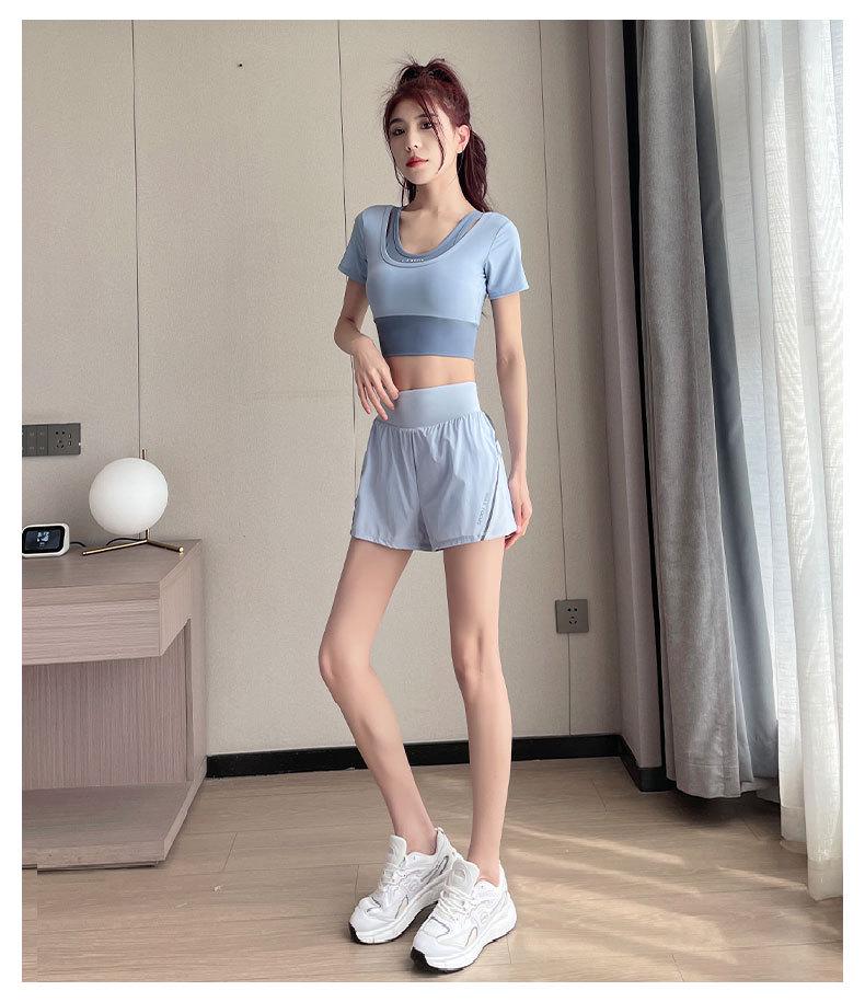 Women's High-End Yoga Set: Quick-Dry Running Shorts & Top - Summer 2025 Fitness Wear