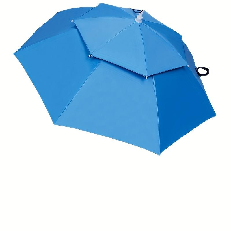 Large Folding Head Umbrella, Fishing Photography Sun Protection Hat Umbrella Hat
