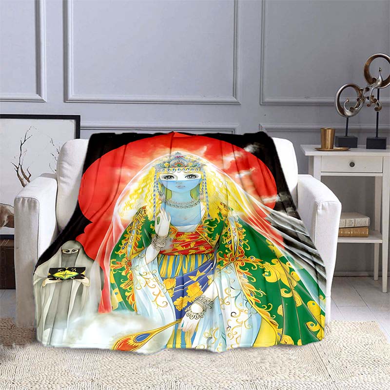 Daughter of the Nile Flannel Blanket, Perfect for Autumn Warmth, Suitable for Children and Adults, Home Décor, Shaw